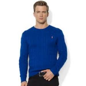 Men’s Polo Crewneck Sweater